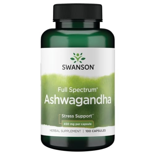 Swanson Ashwagandha Powder Supplement-Ashwagandha Root & Aerial Parts