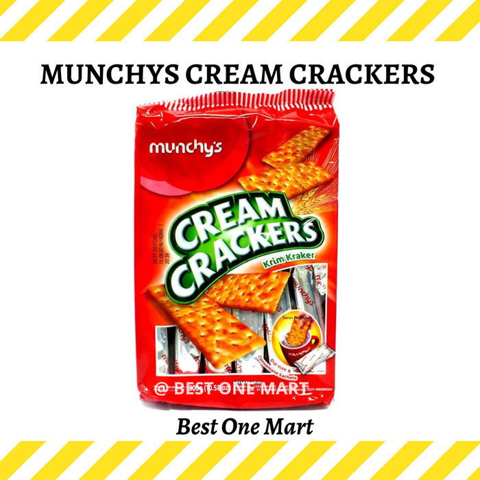 

Munchy's Cream Crackers Biscuit / Munchys Biskuit Krim Kraker 300 g