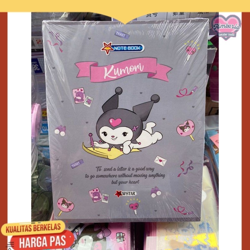 

buku tulis karakter kuromie/cinamoror 38 lembar isi 10 buku