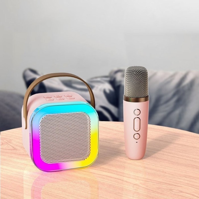 (GORBANIK)Speaker karaoke viral/Speaker mini bluetooth 2 mic 1  karaoke/speaker mic/Speaker Karaoke 