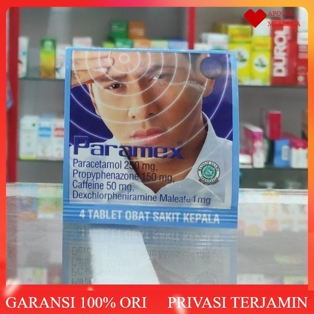 paramex sakit kepala BOX ISI 50 STRIP / paramek sakit kepala 1 BOX