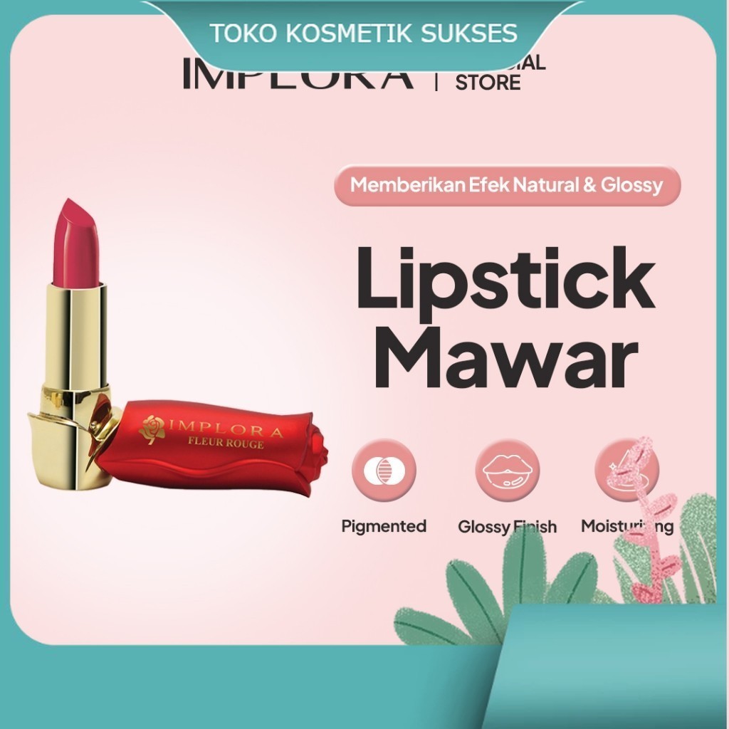 Implora Lipstik Mawar  | lipstik implora 