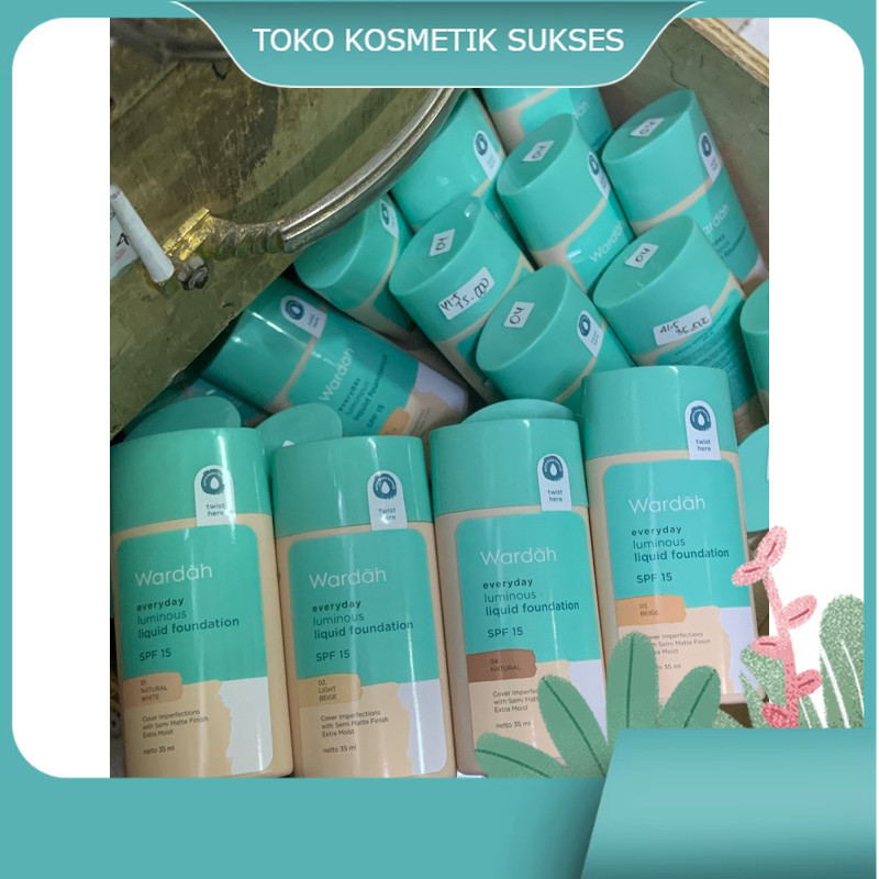 Wardah Luminous Liquid Foundation | foundation WARDAH