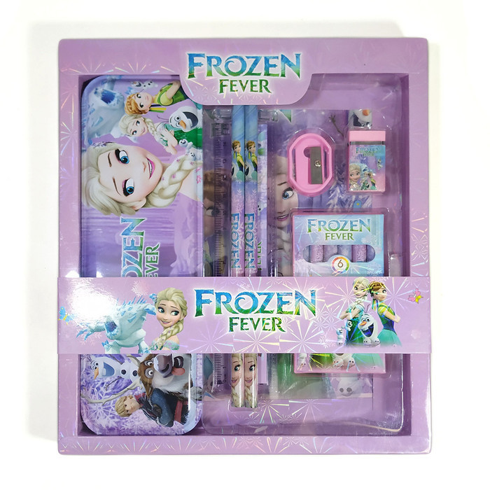 

promo ✨ -Set Alat Tulis Karakter Anak Sekolah Kids Stationary Kotak Pensil Raut - Spiderman