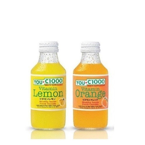 

YOU C 1000 140ML YouC1000 Botol Kaca You C1000 Vitamin Orange Lemon