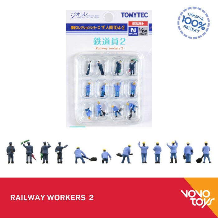 AR2158 Tomytec Figure 1/150 Railway Workers 2