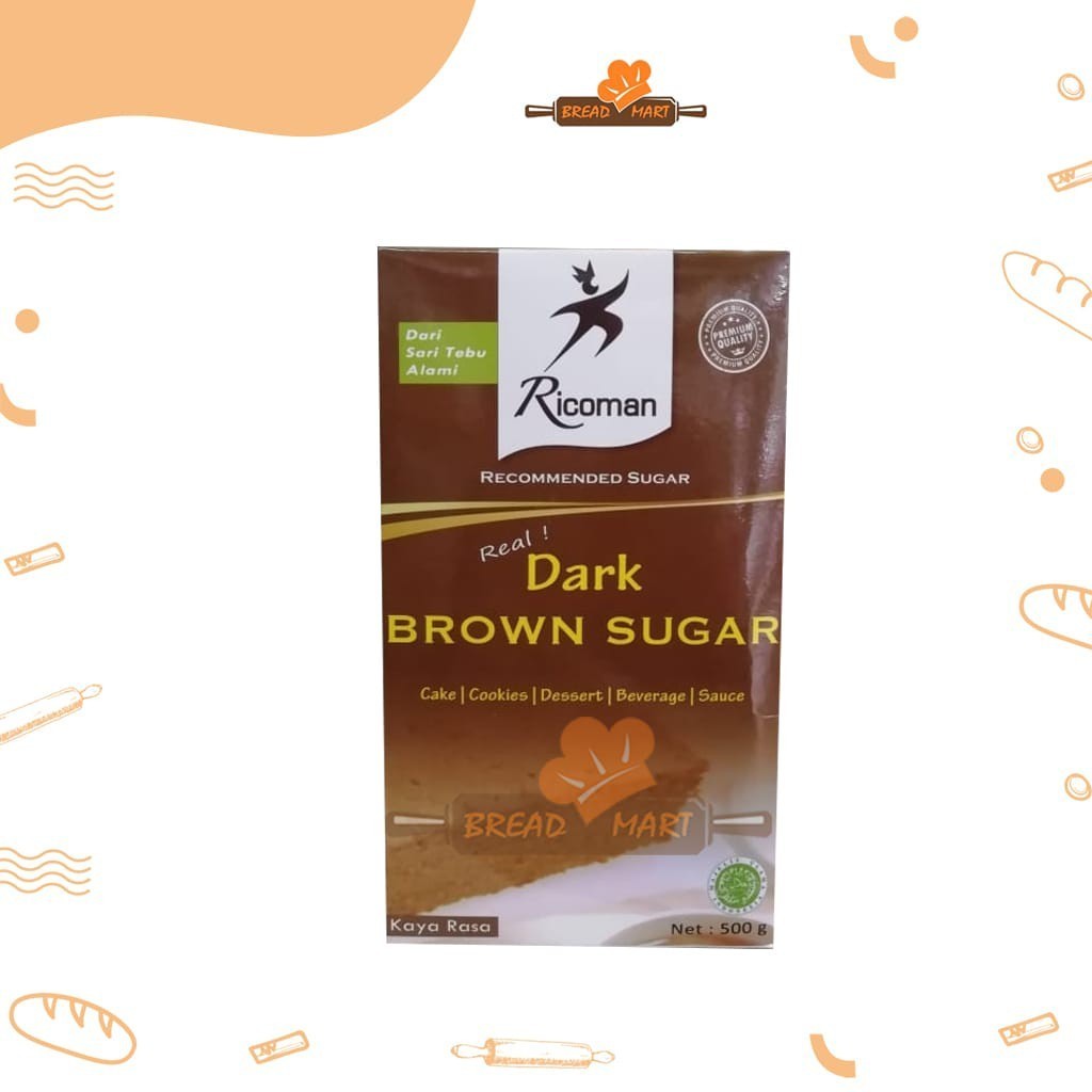 

KOE - RICOMAN DARK BROWN & LIGHT SUGAR 500GR - ARM