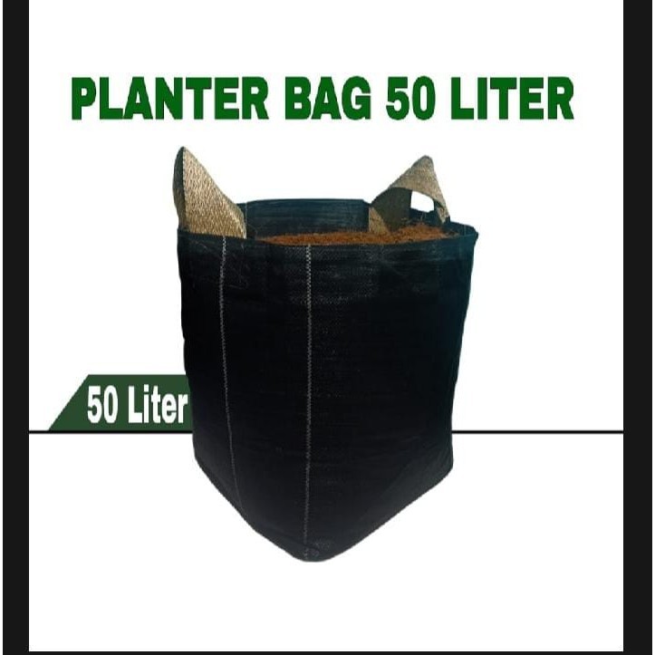 Planter Bag Hitam 35 50  Liter Pot Tanaman PlanterBag Media Tanam Pot Tanaman