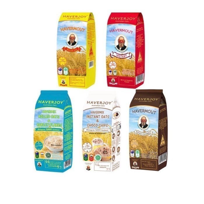 

[COD] Haverjoy Havermout Oat 500gr Instan, Rolled, ChocoChip Australian Oat