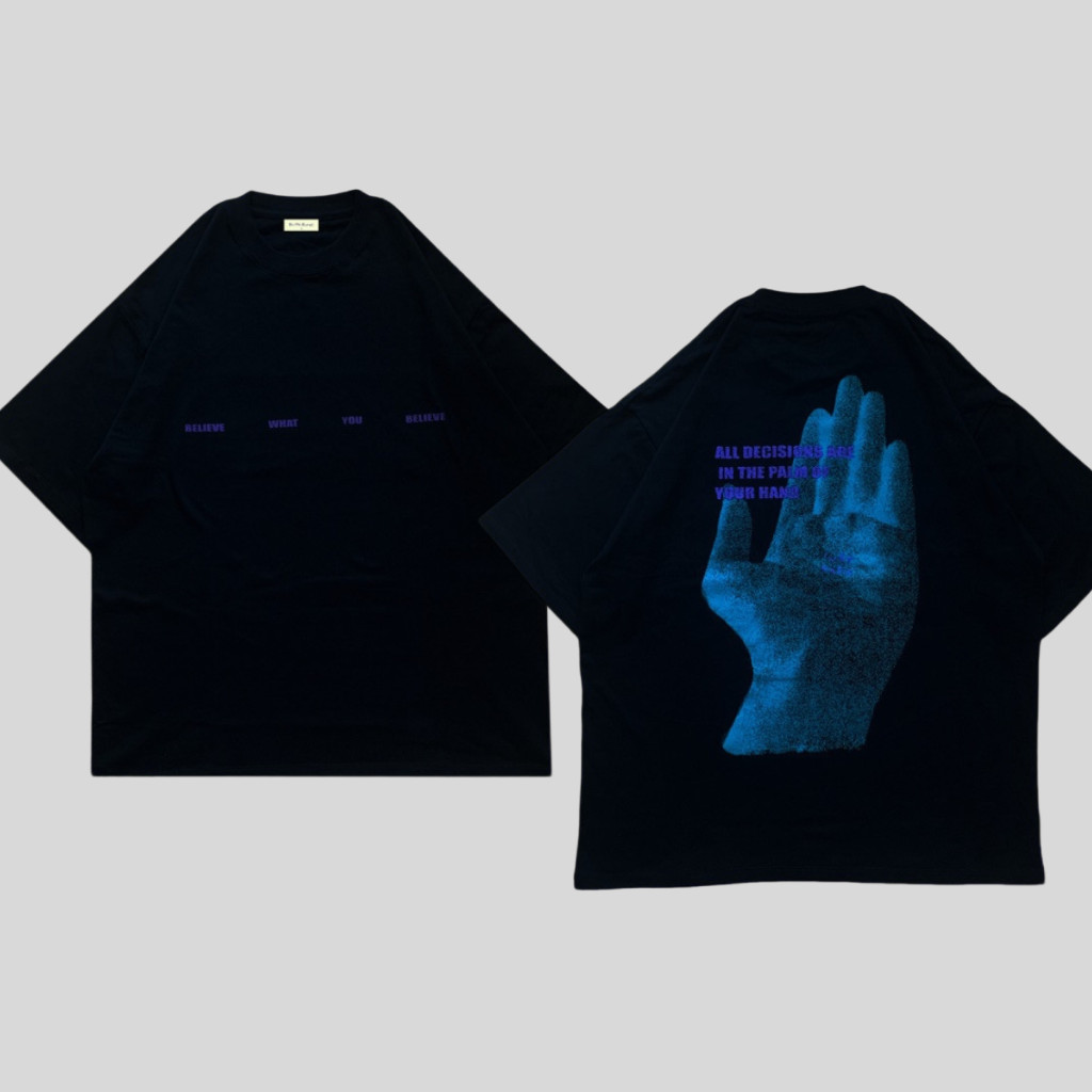 【COD】 RUDEBASIC - Oversized Believe Tee