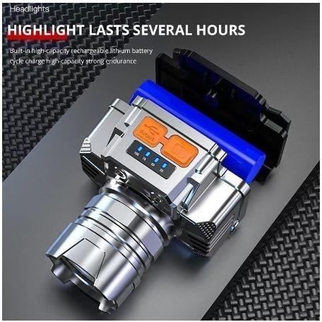 DISKON SENTER kepala RTL SENTER Kepala Super Terang Usb Led SENTER Tempel Kepala Lampu Led Cerdas