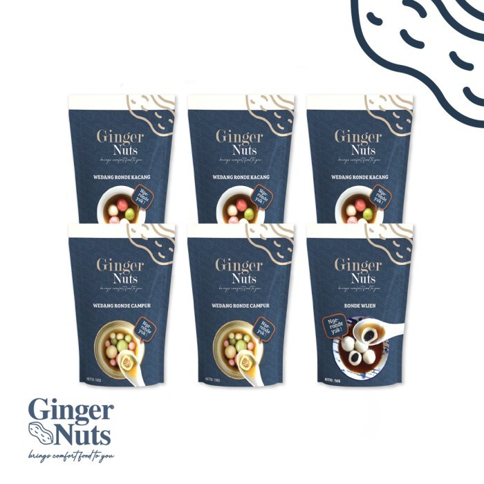 

Wedang Ronde Jahe 6 Pack/ Frozen/ Ginger nuts / Gingernuts/Wedang Jahe -LL