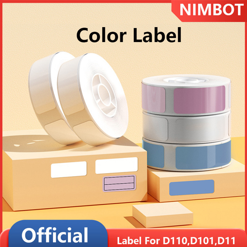 

Niimbot D101 D11 D110 Color Sticker Thermal Label Tag Waterproof Anti-Oil For Mini Portable Printer for mobile