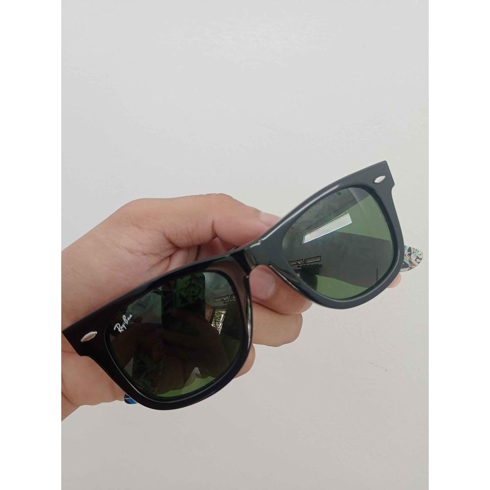 Kacamata Rayban Wayfarer Spesial Series Motif Rare Print Size 50 Box Edition Authentic