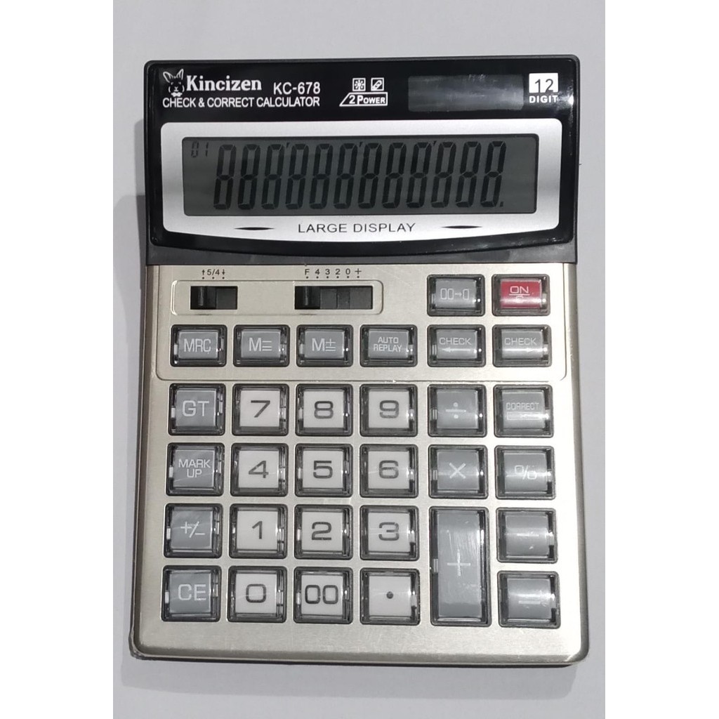 

KALKULATOR CT678 12Digit CHECK & CORRECT Kalkulator / Calculator Meja CT 678