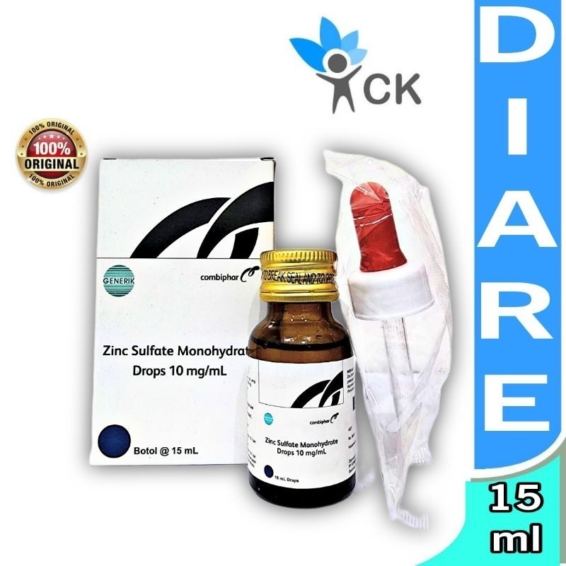 ZINC SULFATE COMBIPHAR DROP 15 ML obat diare bayi