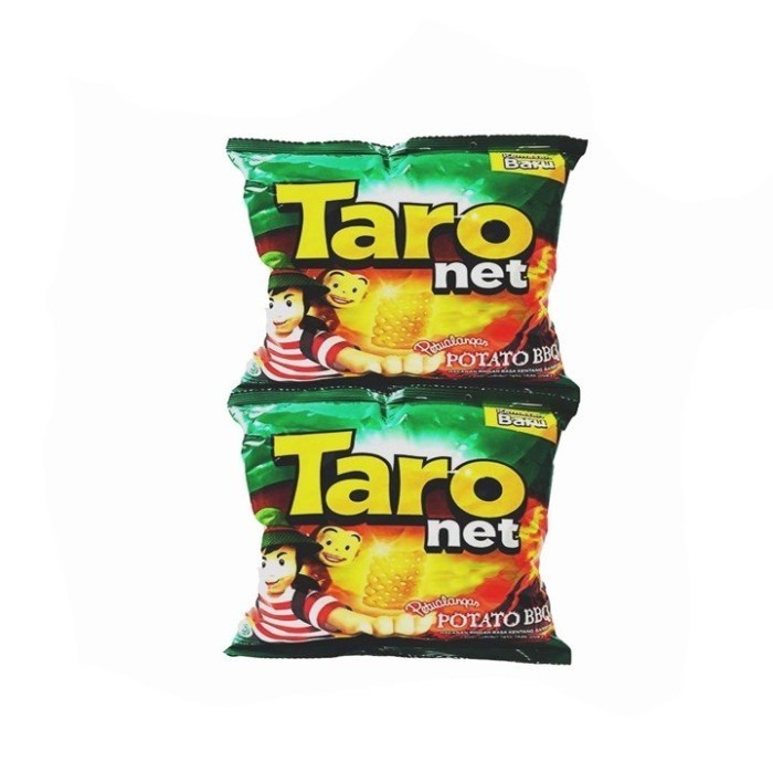 

Taro Net Snack Rasa Potato BBQ 9g Isi 10pcs Cemilan Murah dan Enak