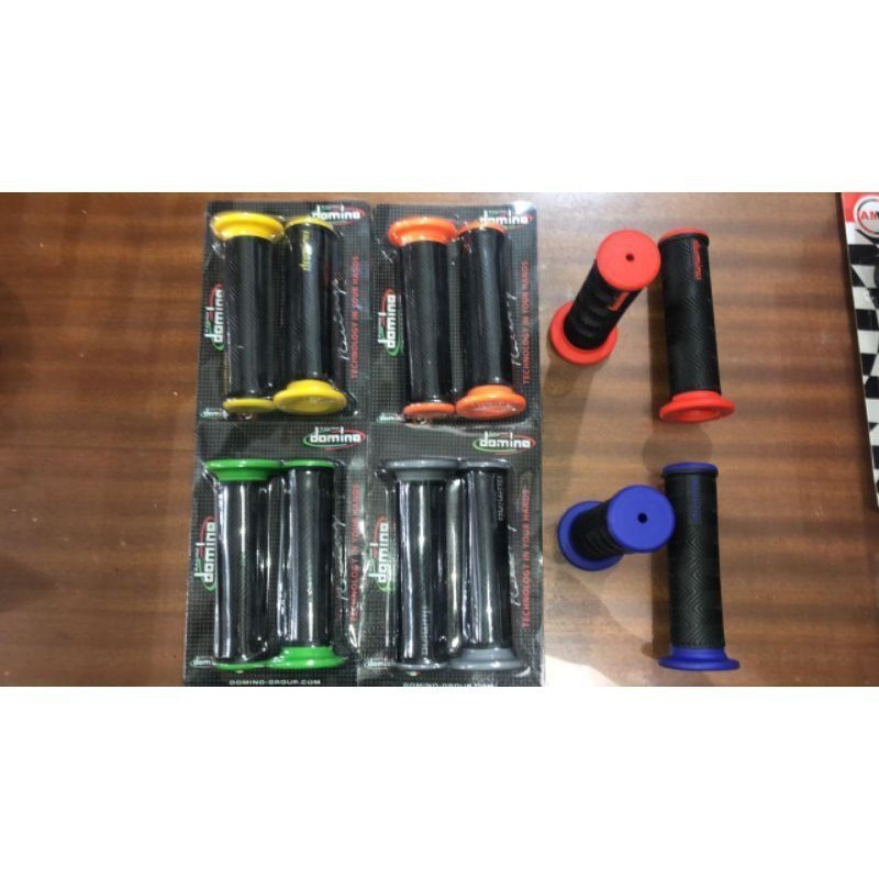 [ DELSER MOTOR ] TERLARIS SARUNG GAS HANDGRIP DOMINO STANG HANDFAT ORI BULU SUPRA X 125 BEAT REVO MX