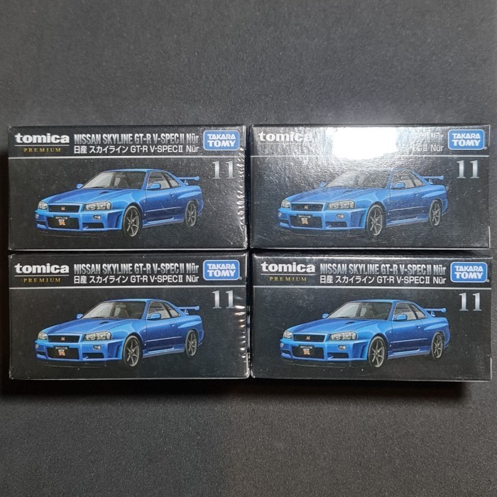 Tomica Premium Nissan Skyline GTR R34 V-spec II NuR
