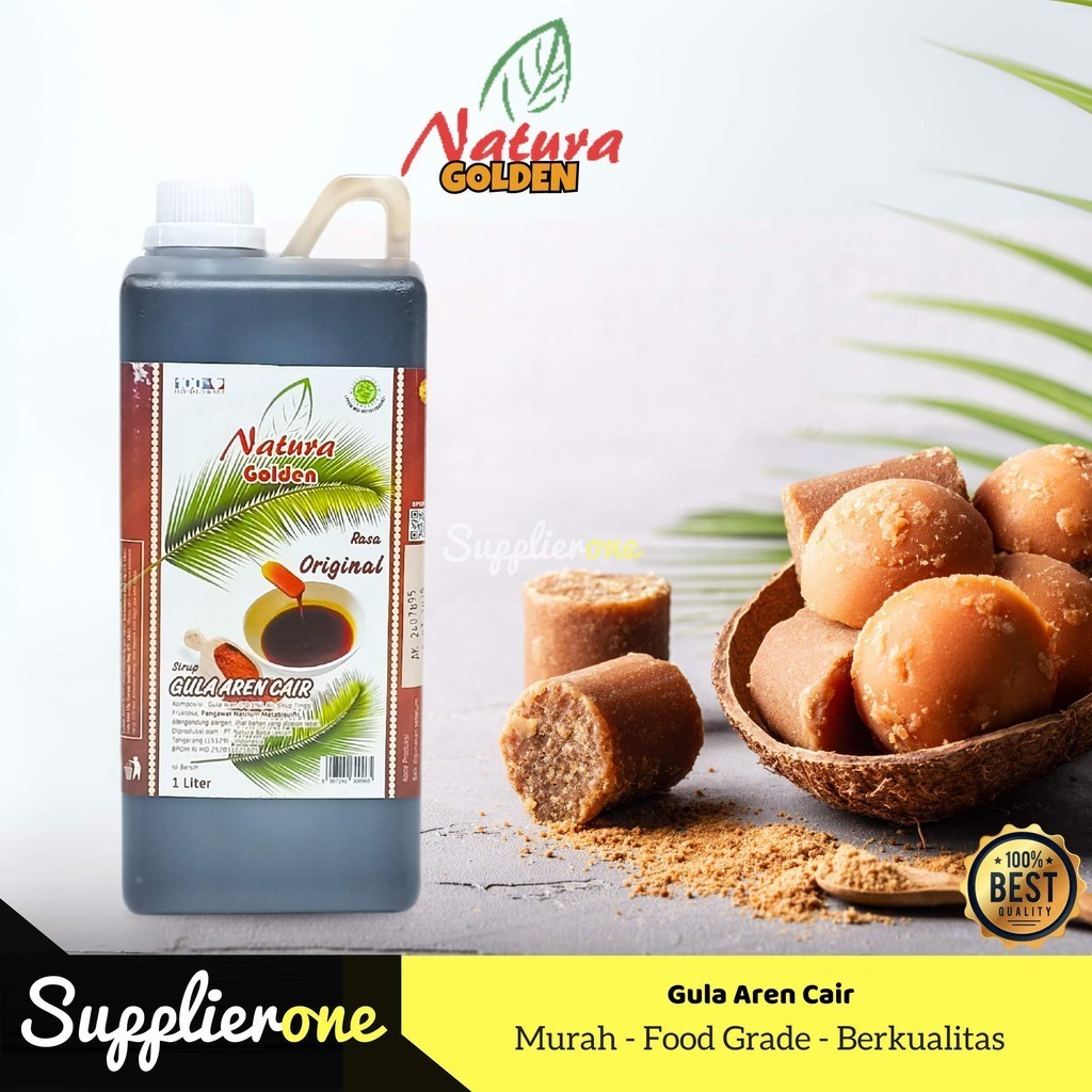 

Gula Aren Cair Natura Golden / Gula Cair / Gula Merah Cair / Gula Aren Caramel IK3