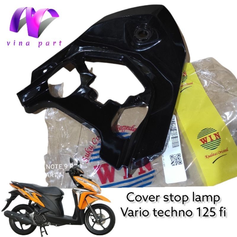 cover center rear cover stop tail sambungan body belakang vario techno 125 fi old kzr WIN