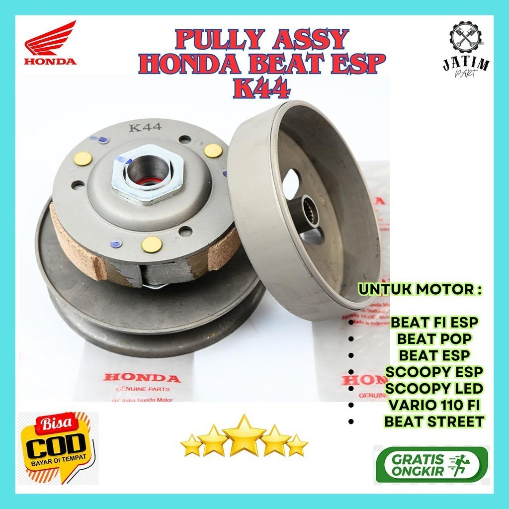 Pully Honda Beat F1 K44 / Pully Assy Motor Honda Scoopy ESP - 22535-K44-V00