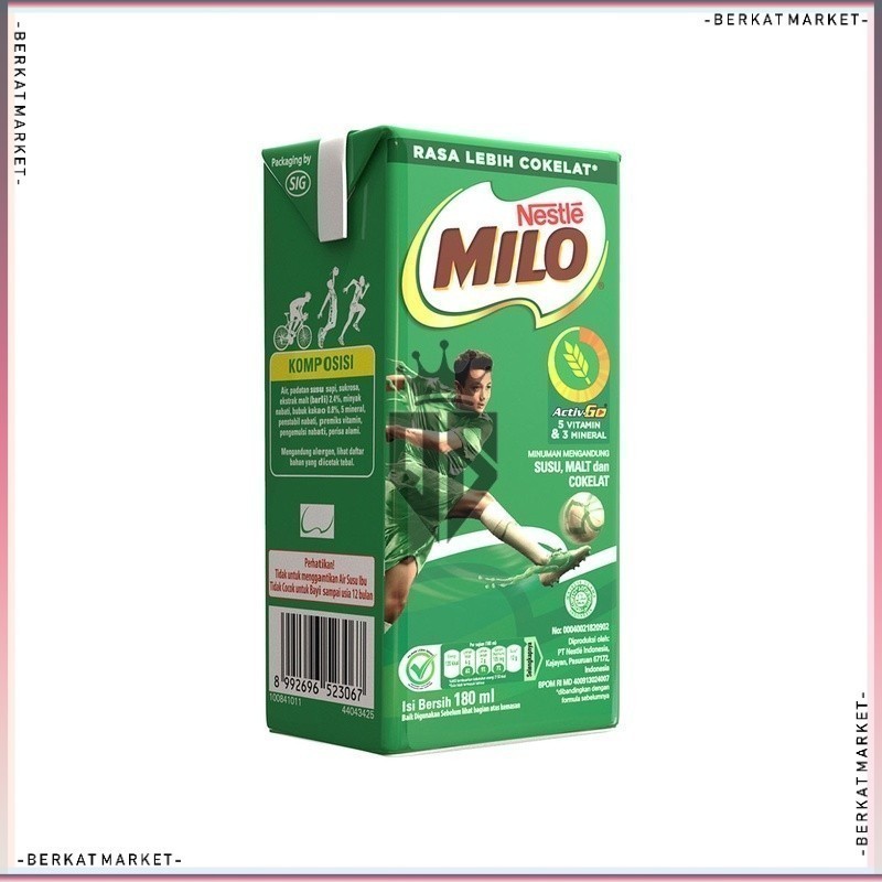 

Milo Active Go Nestle Minuman Susu Coklat Uht 180ml Cair Bukan Bubuk Malaysia 3 in 1 Cube Activ Renteng Choco Bar Renceng Dus Sachet 3in1 110ml 300 960 990 gr 1kg 2kg 1box