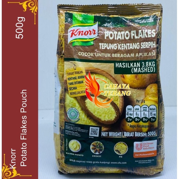 

TERJUAL Knorr Potato Flakes Pouch 500g Tepung Kentang Serpih 500 gram