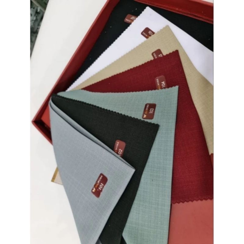 kain all work bahan seragam PDH kemenkumham terbaru