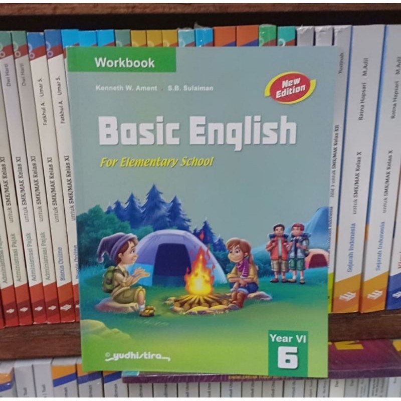Buku Workbook Basic English Kelas 6 Yudhistira