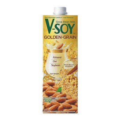 

VSOY SOYMILK GOLDEN GRAIN 1 LITER SUSU