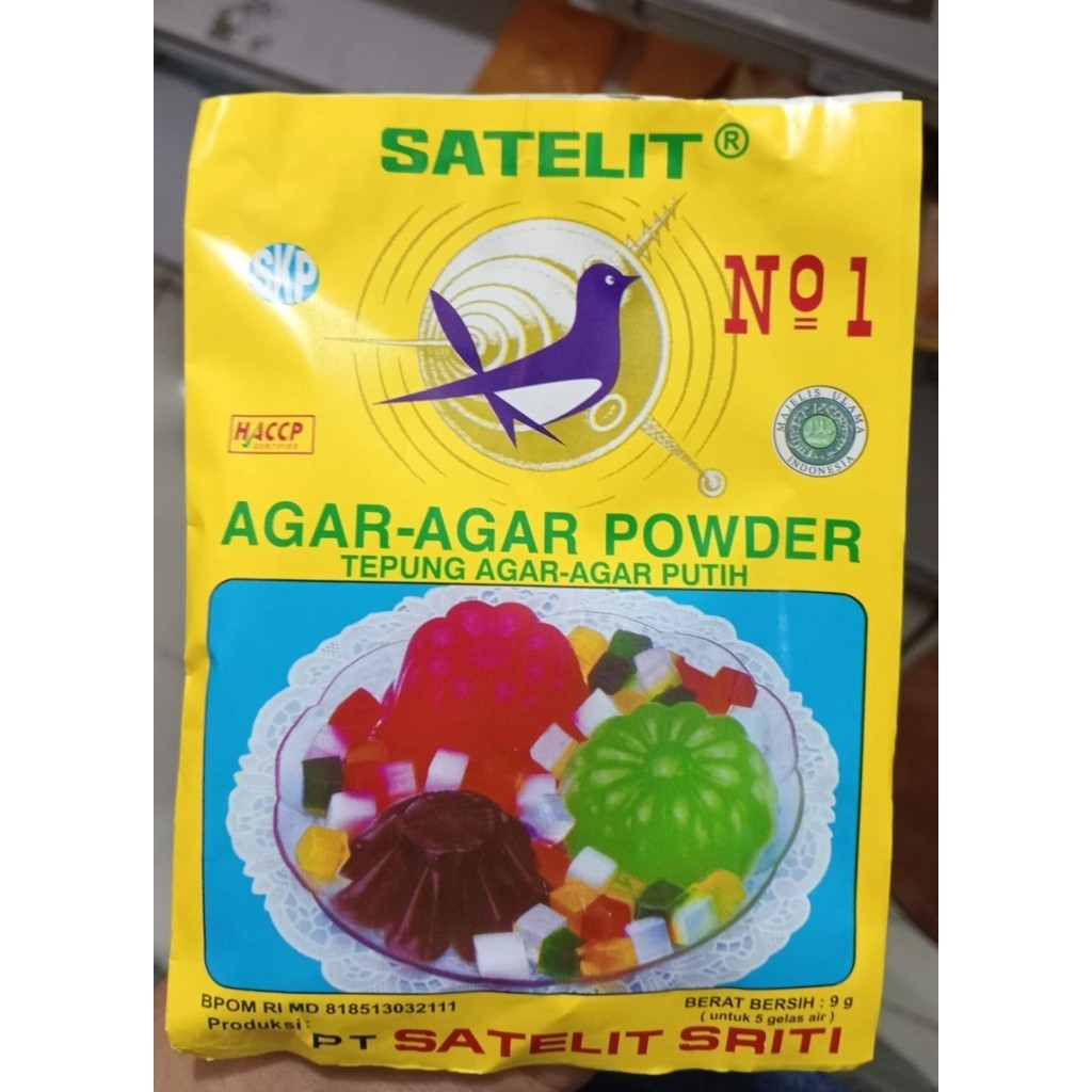 

AGAR-AGAR SATELIT NO 1 PCS