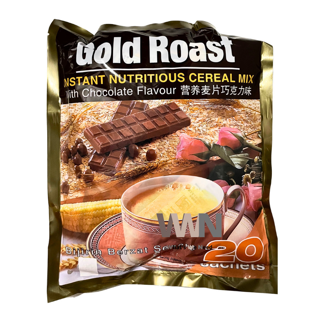 

Gold Roast Cereal Chocolate Flavour Sereal Instant Cokelat 600 g (20 sachet)