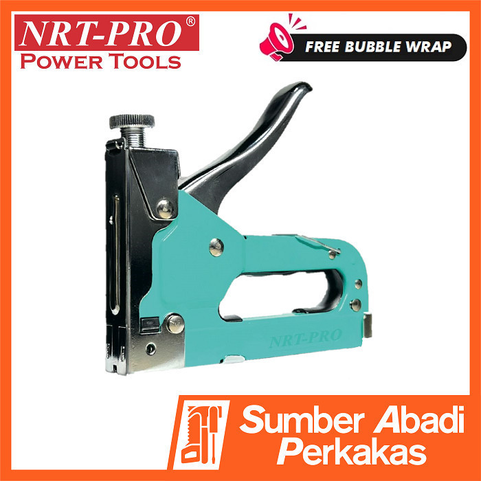 

NRT-PRO Staples 3 In 1 Stapler Paku Tembak Manual Gun Tacker Hekter Jok Motor