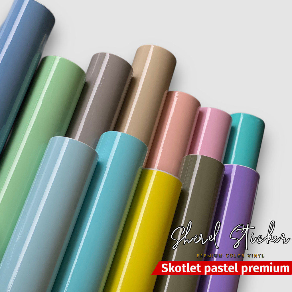 BEST SALE skotlet motor shell pink pastel glossy sticker skotlet pink soft pastel glossy premium l