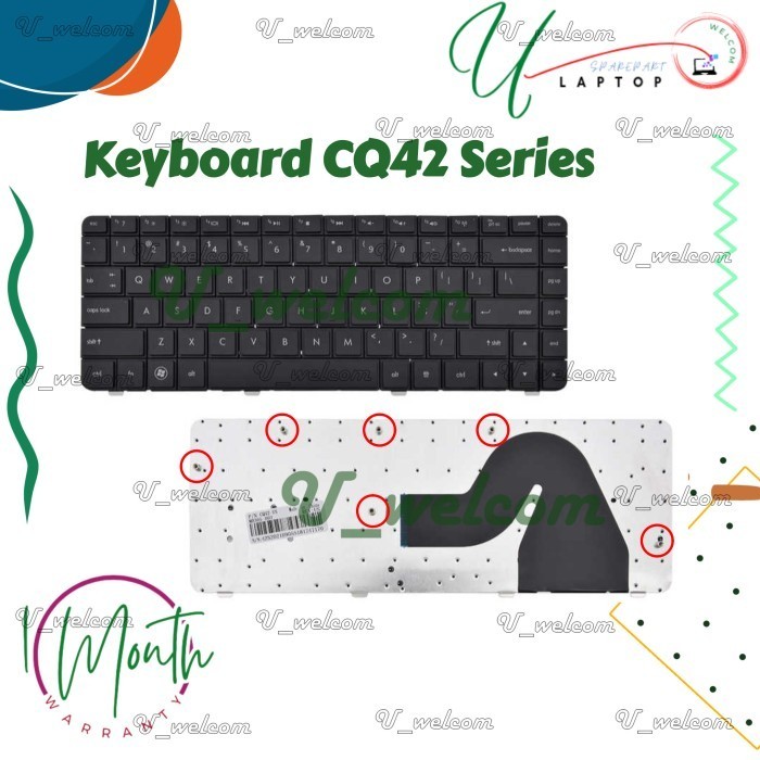 Keyboard Presario CQ42 G42 G42-100 G42-200 CQ42-100 CQ42-200 CQ42-300 CQ42-400 Series