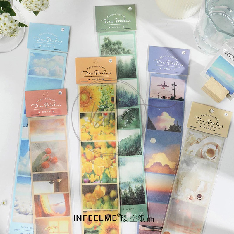 

Journamm.id Paper Tape Sticker Kerta Pemandangan Iconic Scenery BUJO Scrapbook Diary Studygram