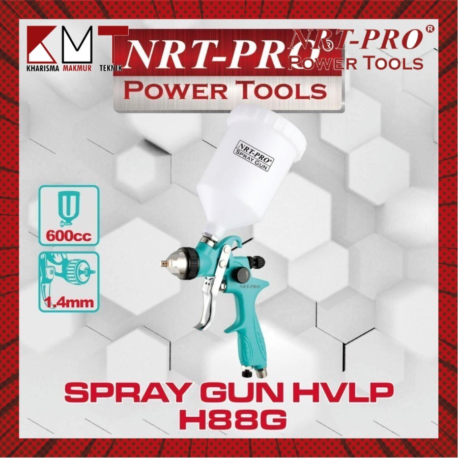 

SPRAY GUN / ALAT SEMPROT CAT HVLP H-88 G TABUNG ATAS NRT-PRO