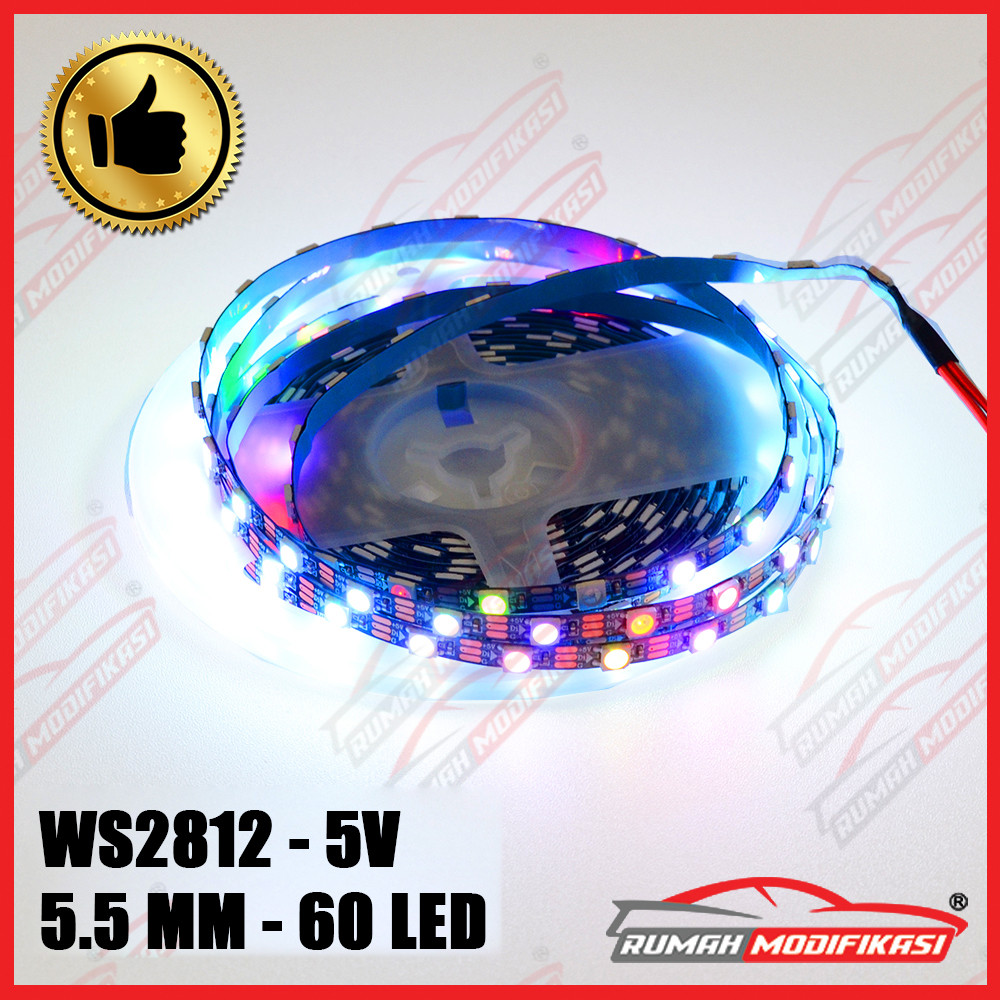 LED STRIP - RGB - 5.5MM - 60 LED - WS2812 5V