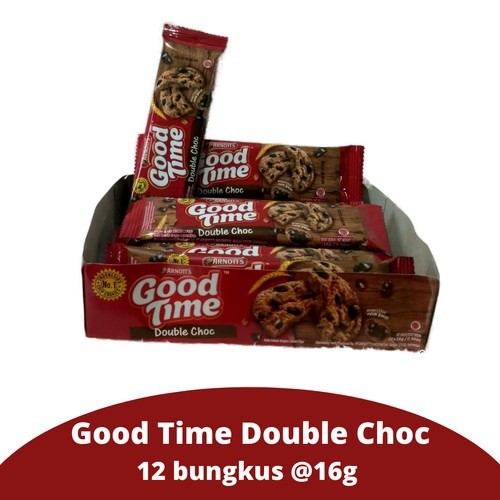 

Ukf5Pc6F4H (Kuliner.Kita) Good Time Biskuit Double Choco Chips 1000 Isi 12 Bks X 10.5 Gr