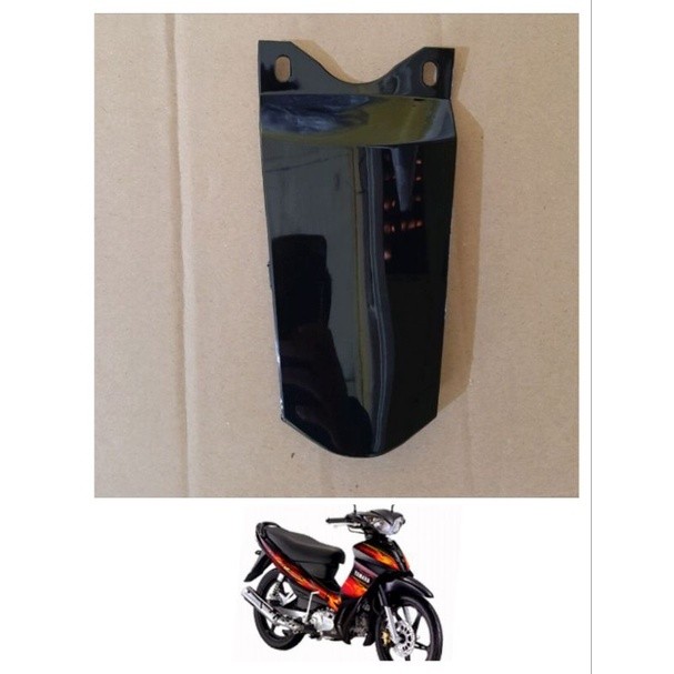 Cover Tail Pet Pad Ped Bodi Body Sambungan Bodi Belakang Jupiter Z new burhan belok silver hitam Sta