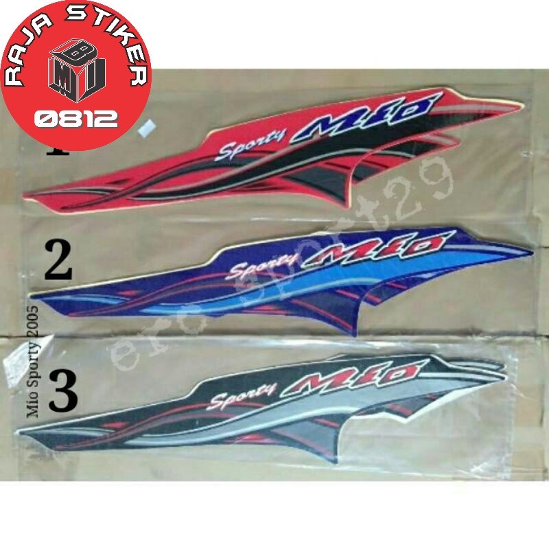 striping mio sporty 2005 sticker motor list bodi yamaha mio sporty 2005 merah biru hitam terlaris