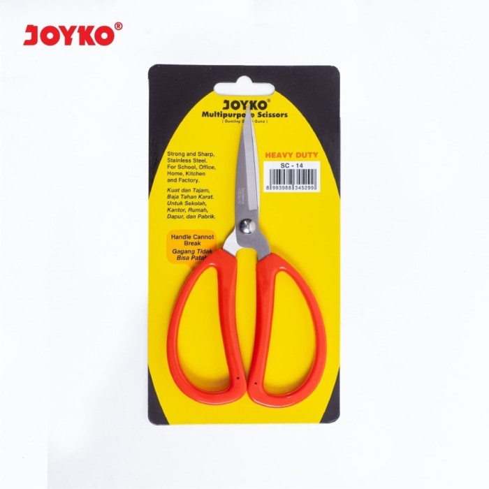 

Gunting SC14 Kain Kardus Kain Tebal JOYKO SC-14 Heavy Duty