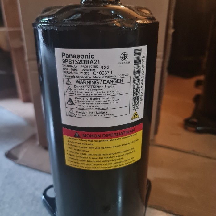 COMPRESOR KOMPRESOR PANASONIC 9PS132(R32 1.5PK) COMPRESOR AC PANASONIC 1.5 PK