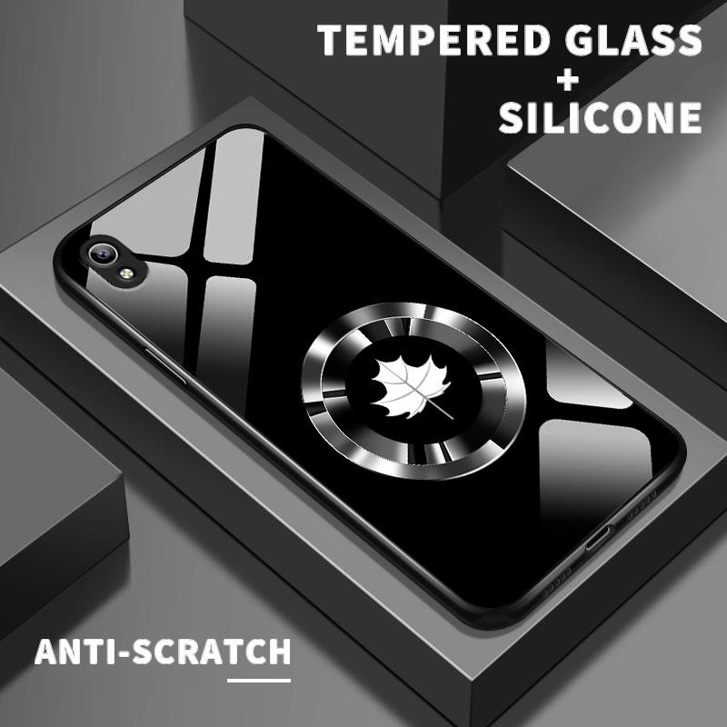 Kaca Glass Case For Vivo Y91C Y90 Y91 Y91i Y93 Mediatek Y93s Y95 Y81 Y81i Y85 Y89 Y73 Y75 4G Y75 5G 