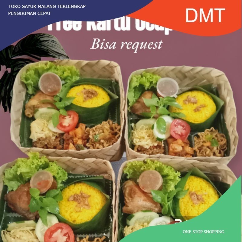 

Paket Nasi Besek Nasi Kuning Back to Nature Enak dan Gurih