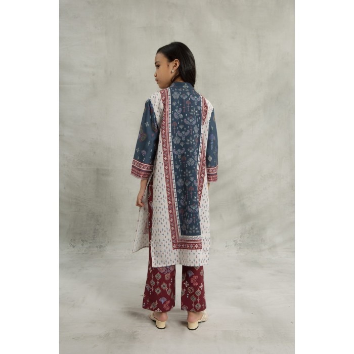 ✨BISA COD✨ - Heart Troops Sekar Set Kids - Sky - 4