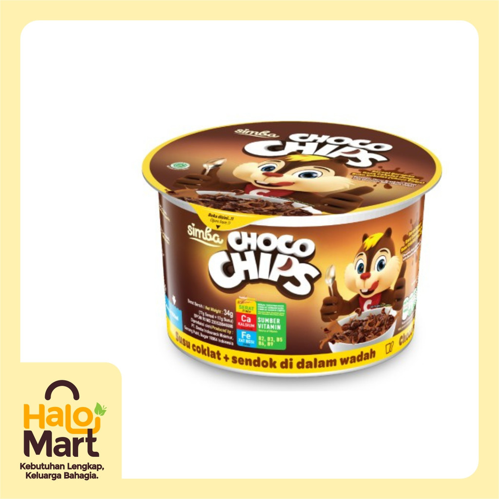 

SIMBA CHOCO CHIPS CUP SUSU COKLAT