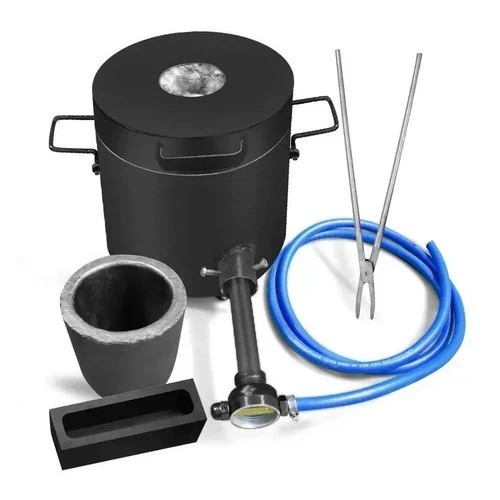 Melting Furnace Tin Silver Copper Aluminium Melting Gas Gold Melting Furnace 12 kg