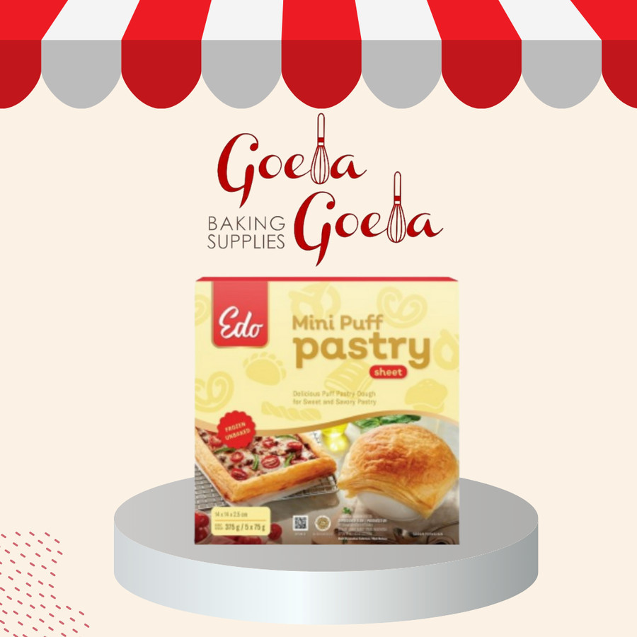 

Edo Mini Puff Pastry Sheet 375gr